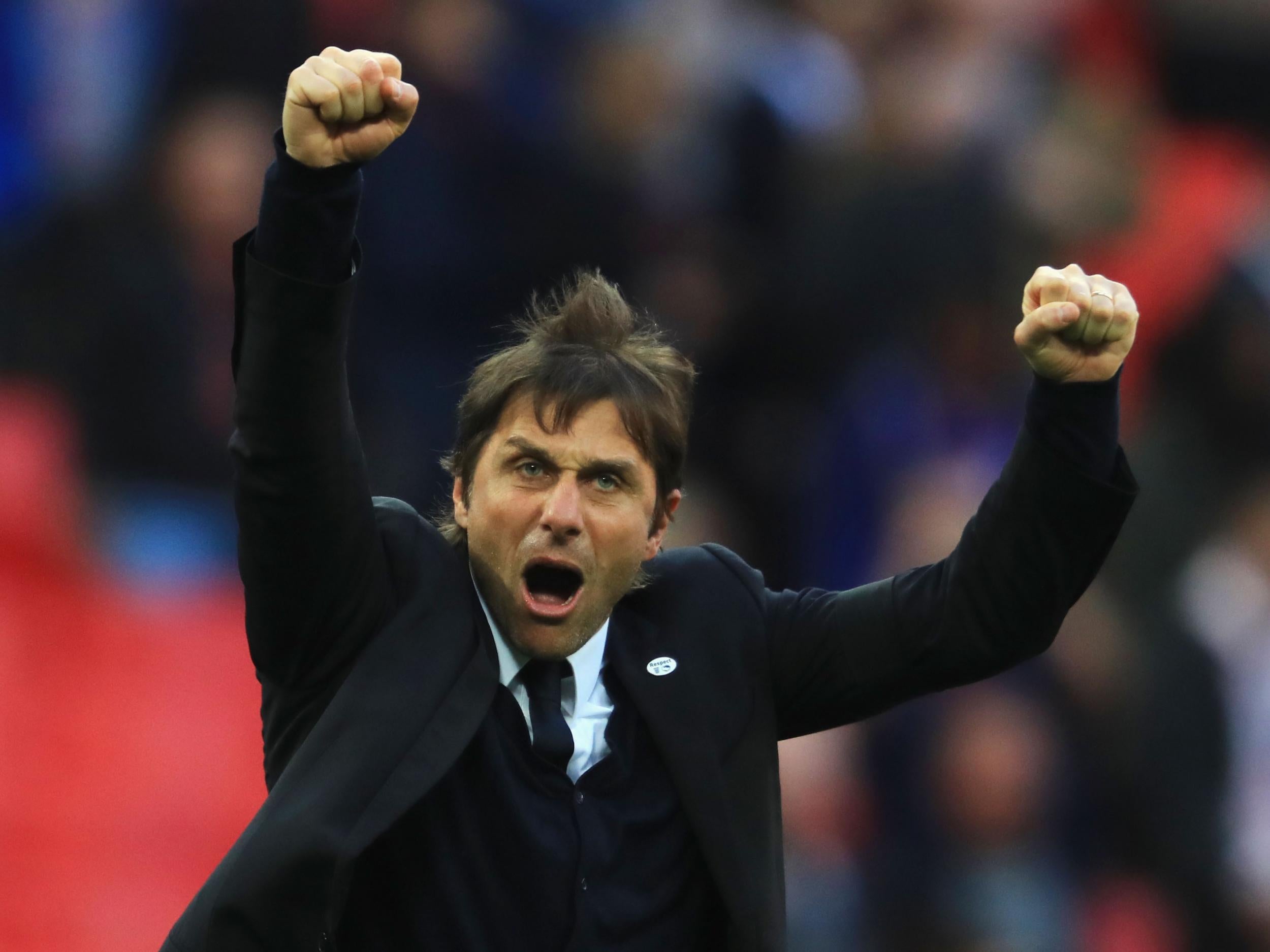 Antonio Conte was pleased with his side's performance at Wembley