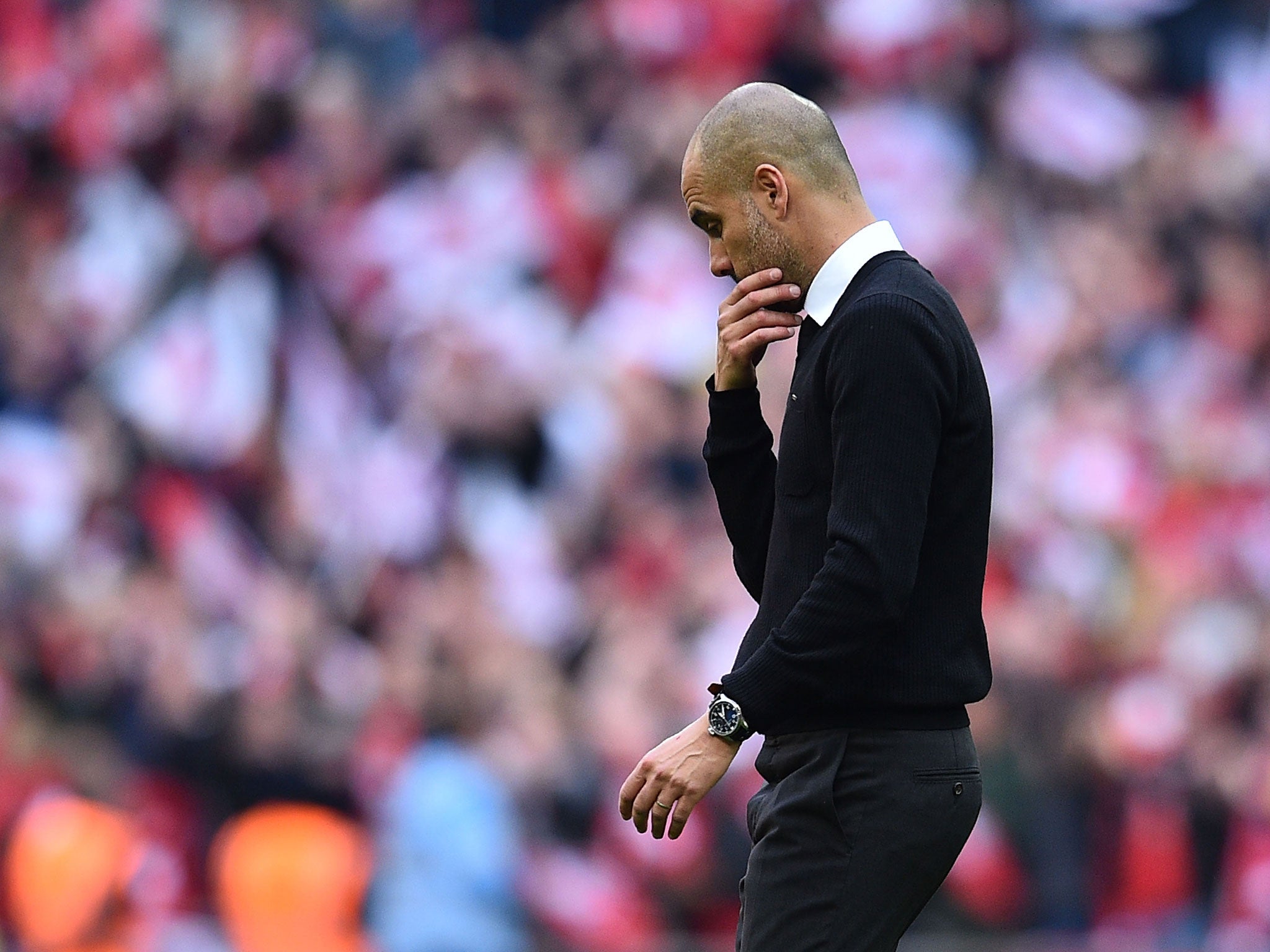 Guardiola has not lived up to his billing in his first year at City