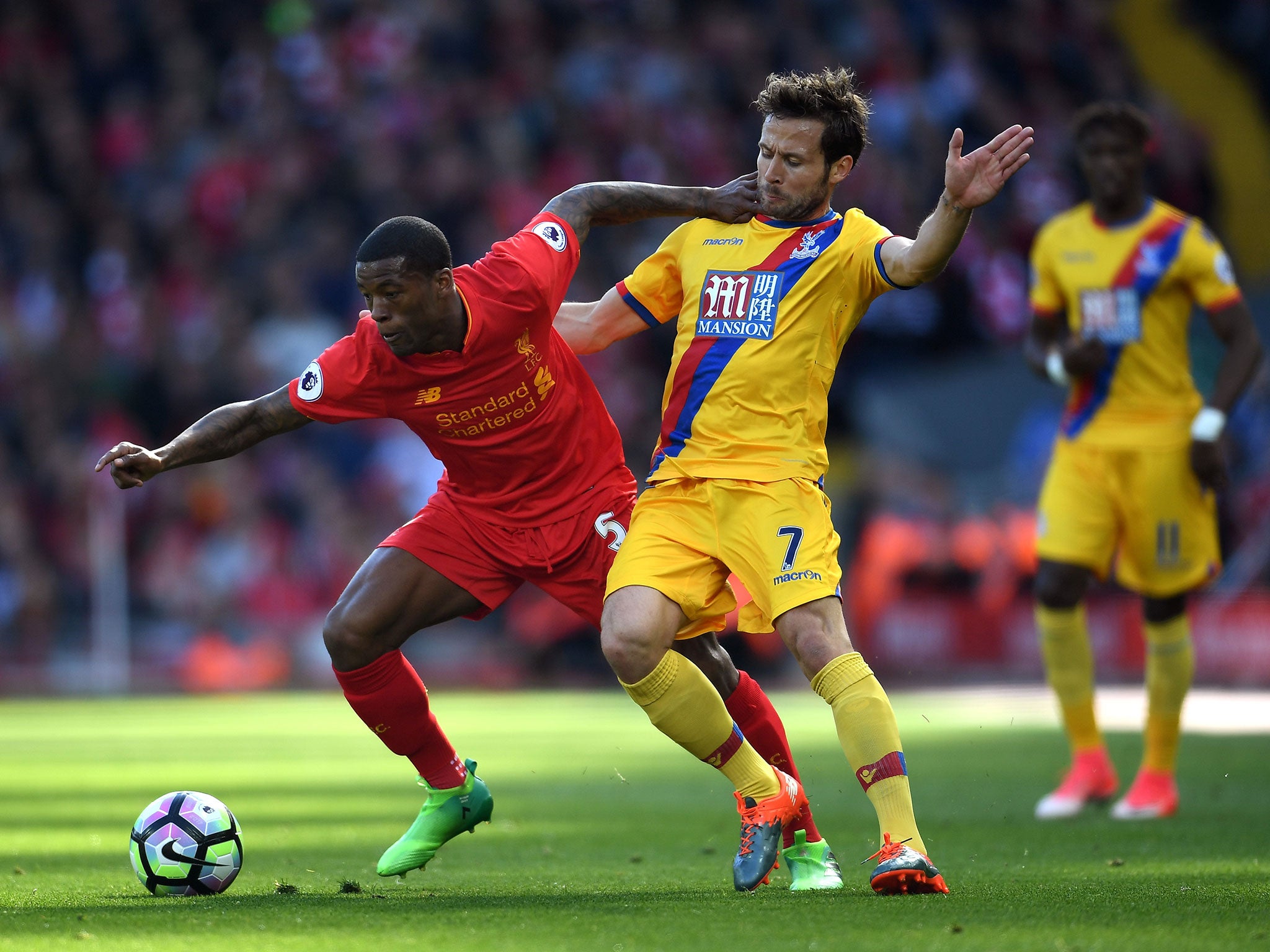 Yohan Cabaye made the most of James Milner's excursion up field