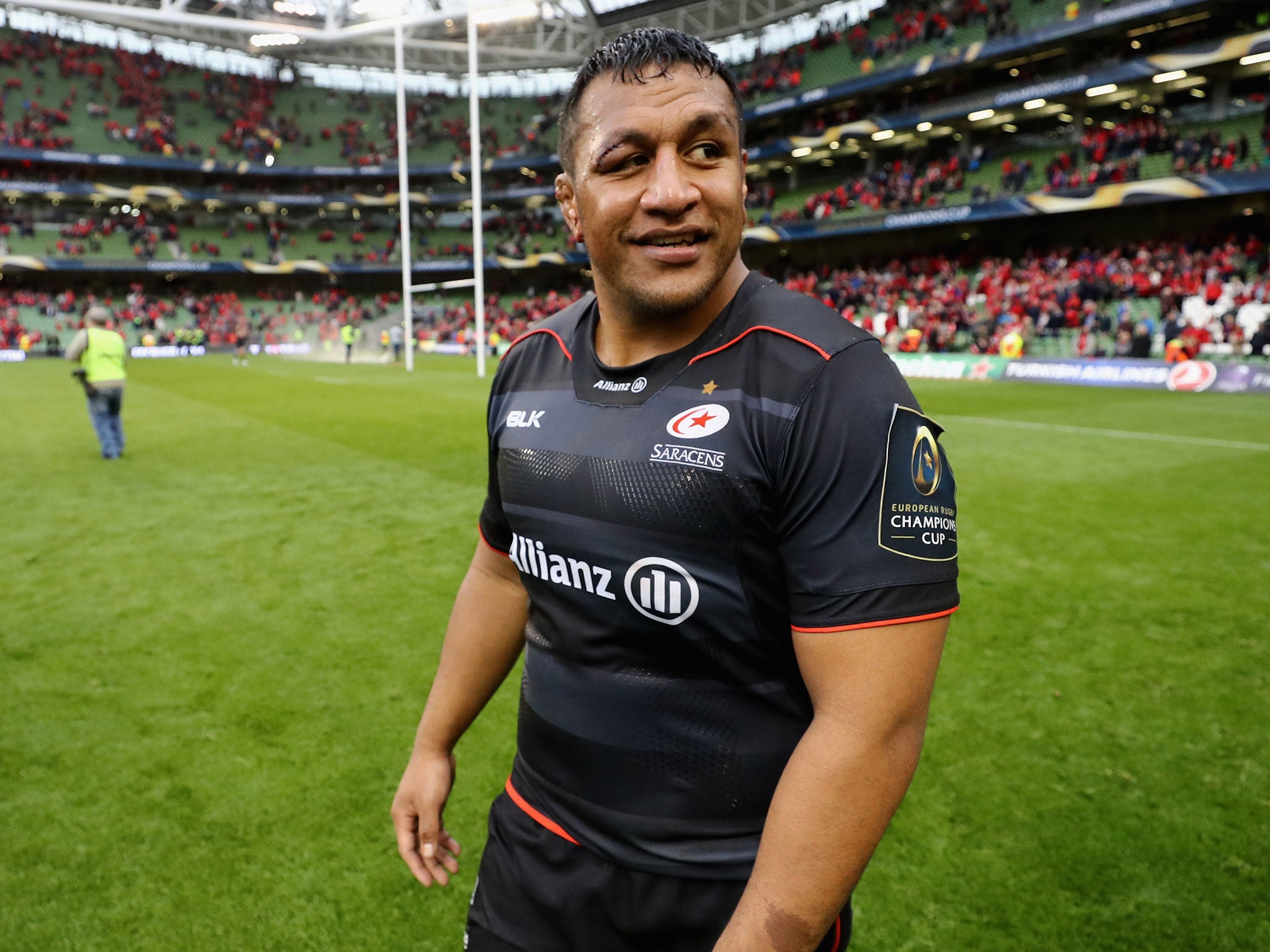 Mako Vunipola had an instrumental impact in Saracens' victory over Munster