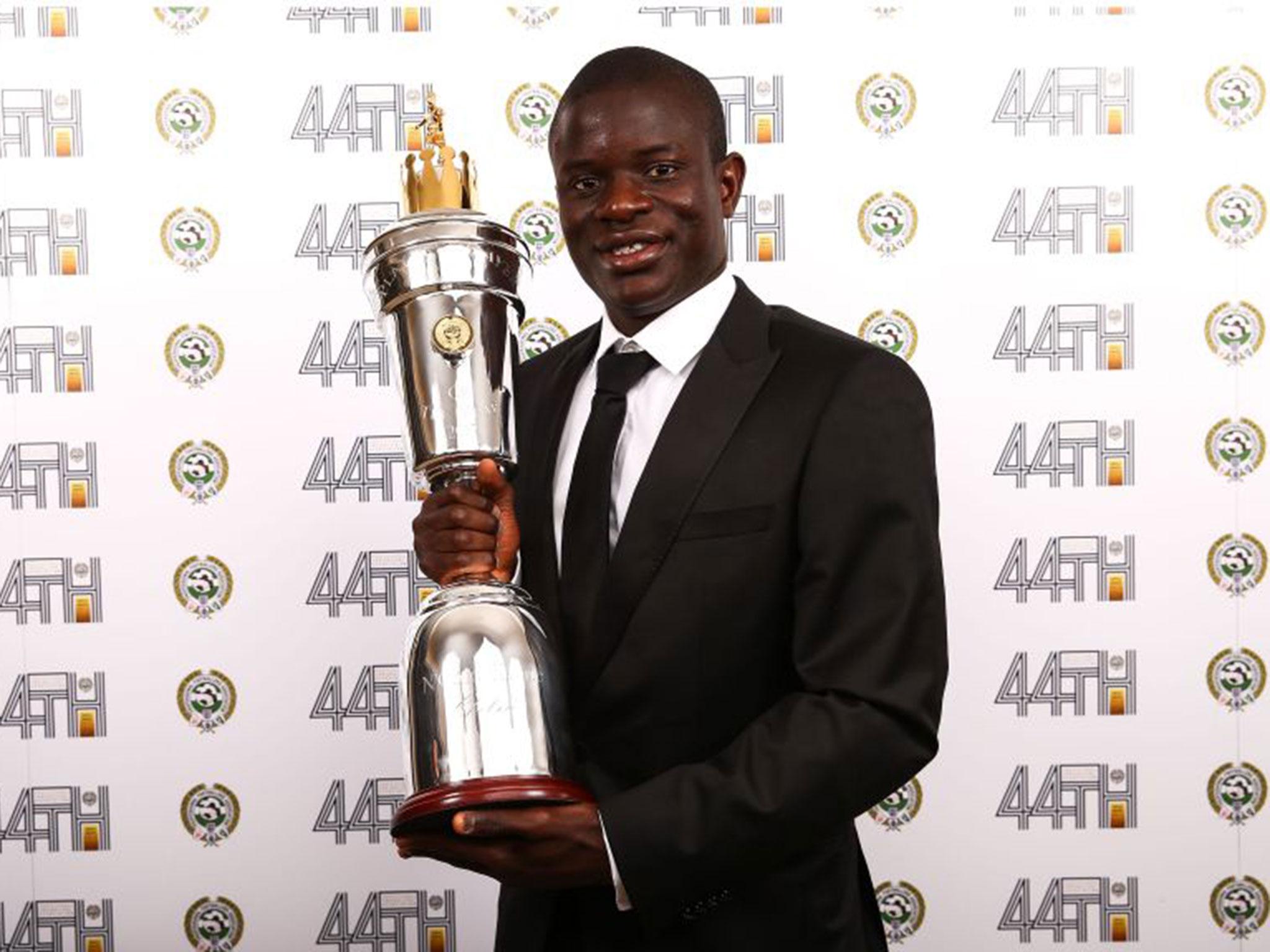 Bad news, PFA Player of the Year N'Golo Kante isn't going to be available for nothing