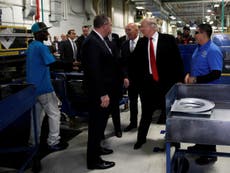 Factory that Trump 'saved' is laying off hundreds of employees at Xmas