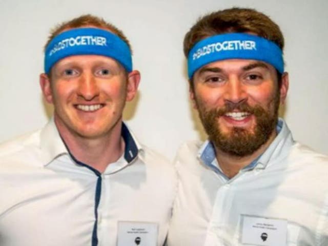 Jonny Benjamin said he was 'thankful and grateful' for being talked back from the edge 