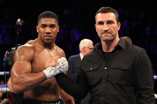 Joshua is currently the favourite with the bookmakers to beat Klitschko