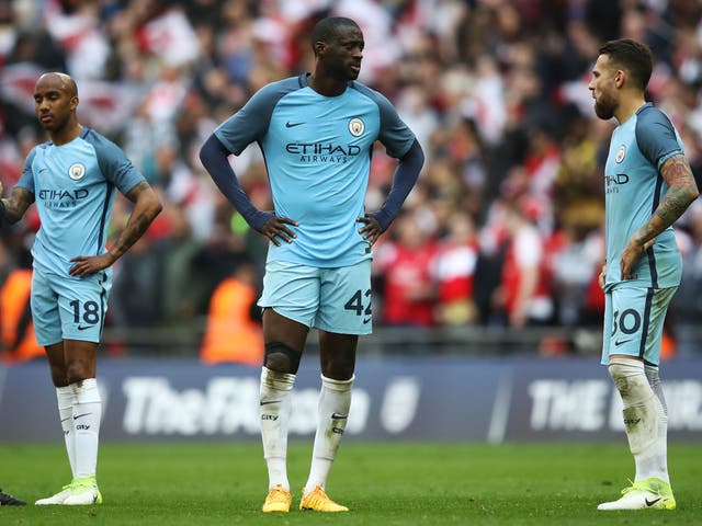 Yaya Toure was left angry with the performance of referee Craig Pawson in the FA Cup semi-final loss to Arsenal