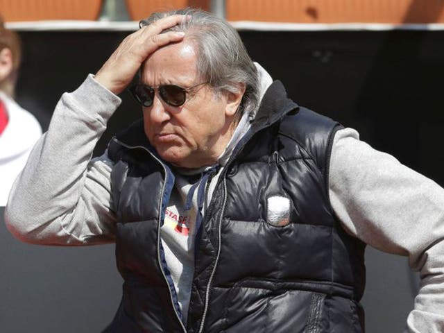 Former Romanian tennis player Ilie Nastase