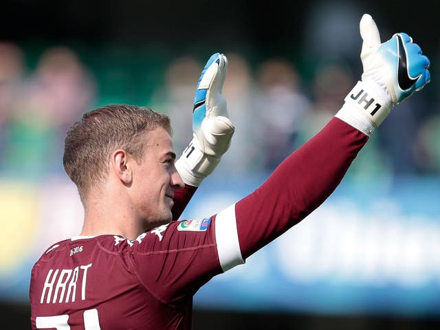 Joe Hart has enjoyed an up and down season but still has Torino's fans onside