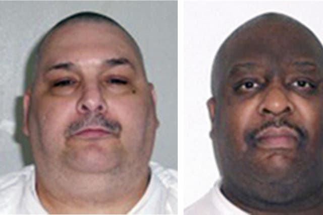 Death row inmates Jack Jones, left, and Marcel Williams