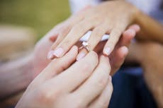 How much UK couples now spend on engagement rings