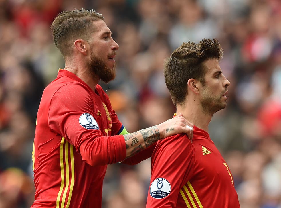Sergio Ramos and Gerard Pique's intriguing working relationship forces them to be international partners but club football enemies