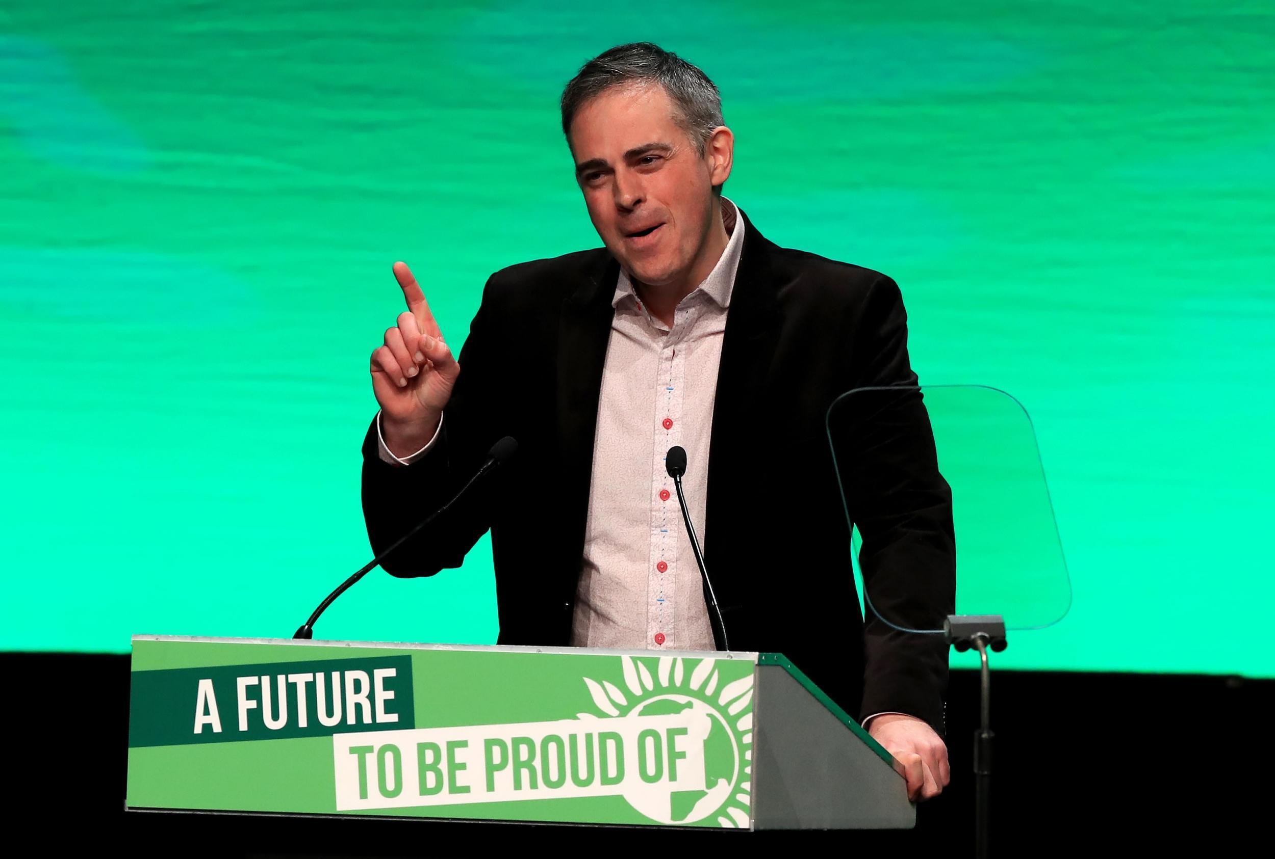 Green party co-leader Jonathan Bartley will announce the plans today