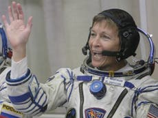 Donald Trump congratulates a record-breaking female astronaut