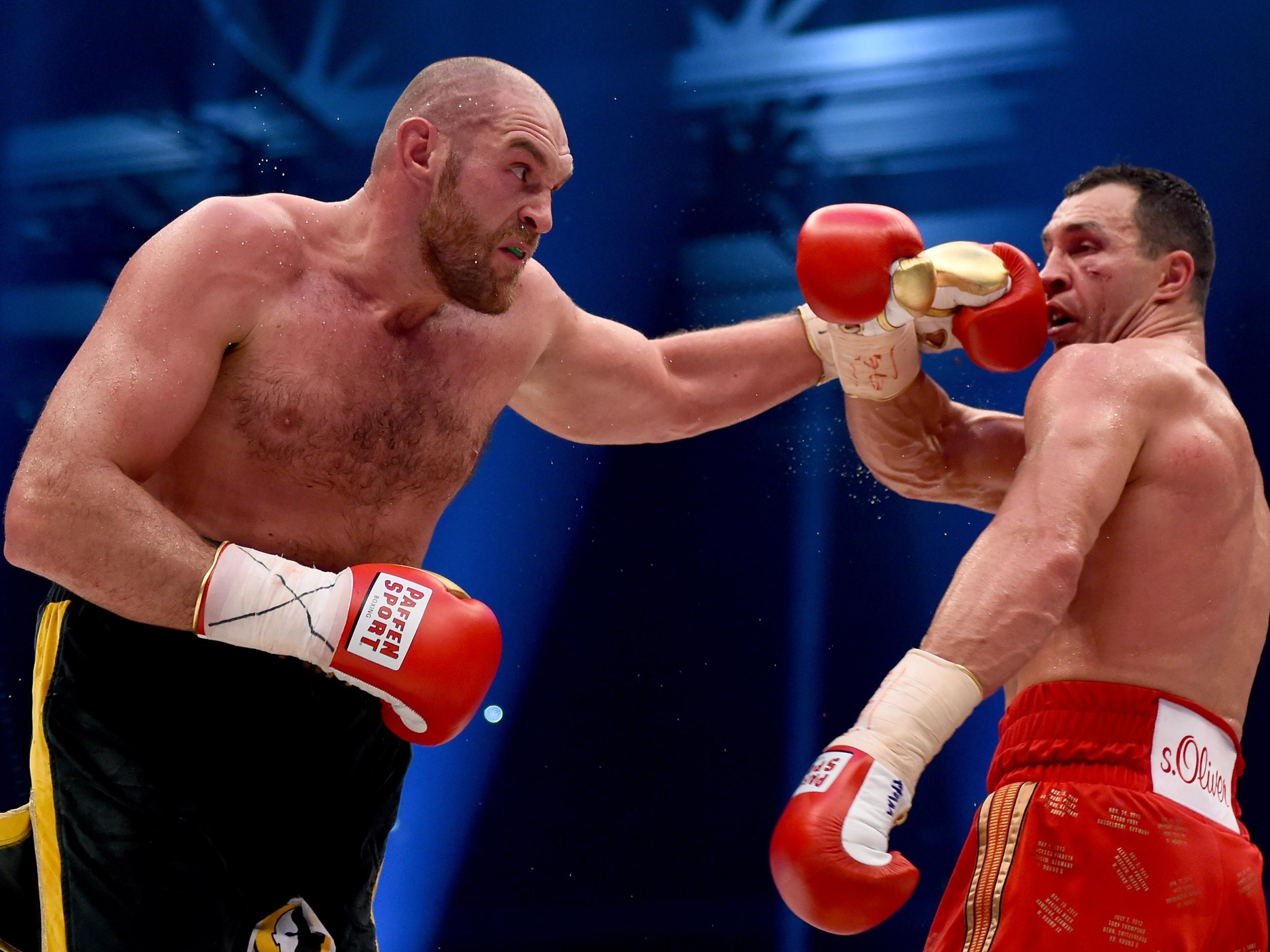 Fury beat Klitschko on points in a shock result in November 2015 (Getty )