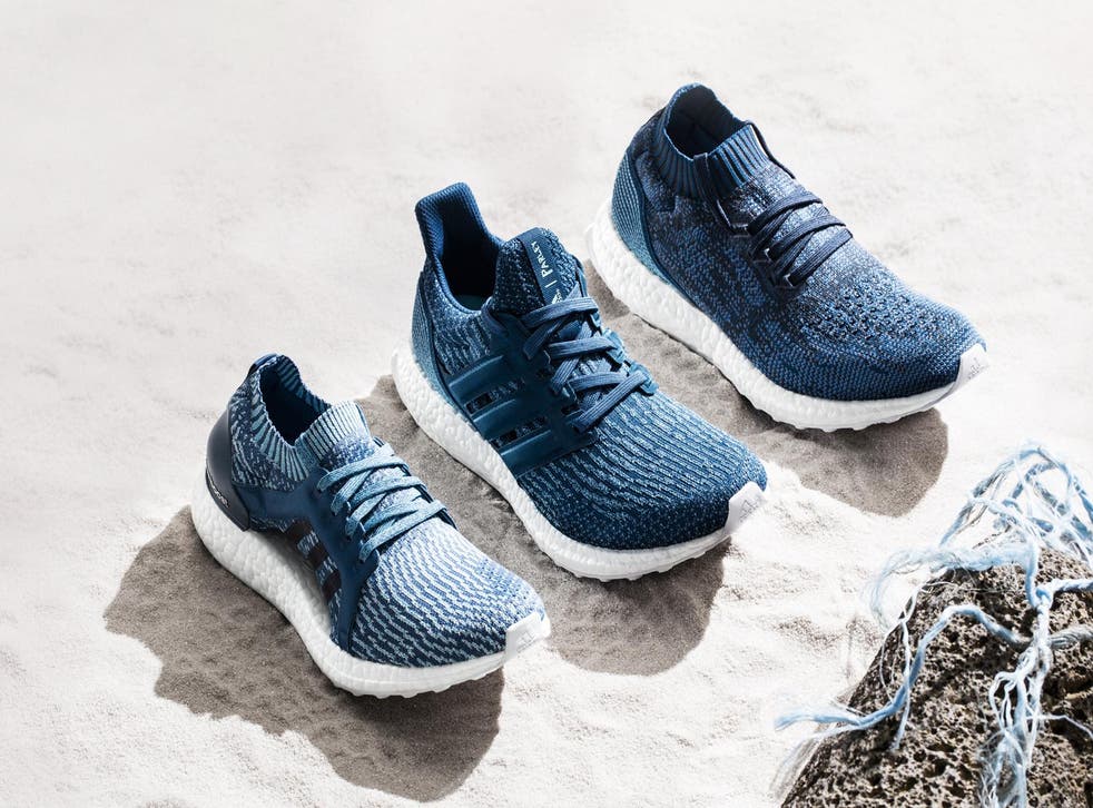 unidad Cúal vida Adidas launches three new trainers made from recycled ocean plastic | The  Independent | The Independent