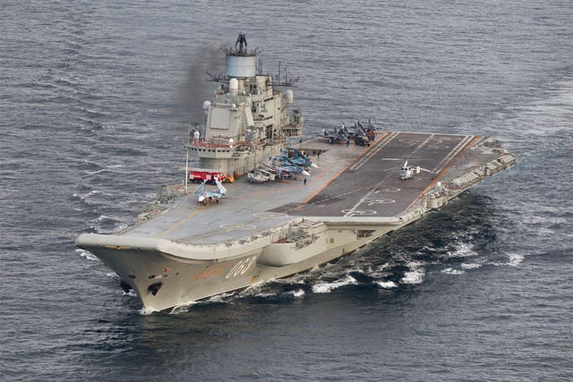 Russia's current aircraft carrier Admiral Kuznetsov can only transport 30 aircrafts, compared to up to 90 on the Shtorm craft