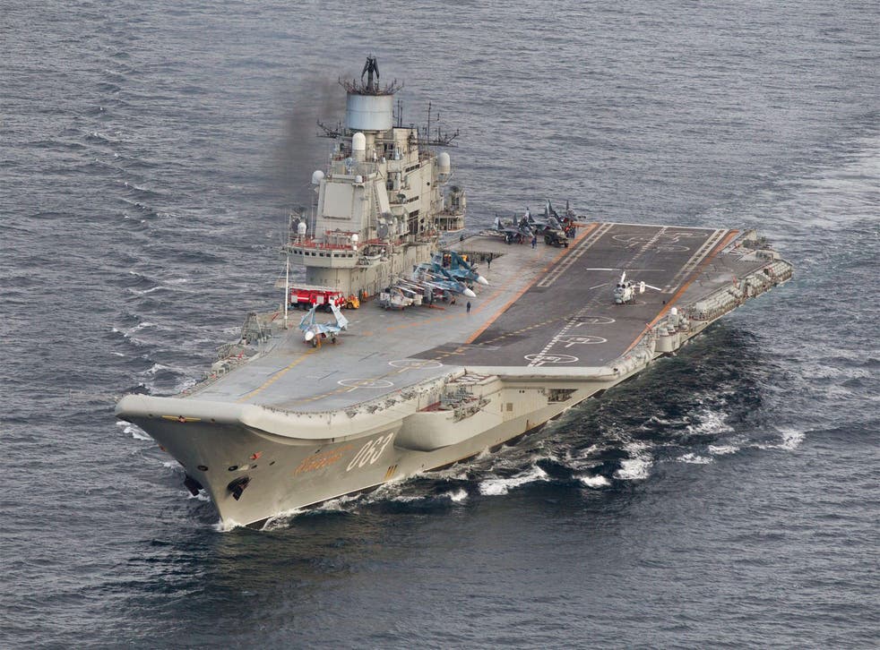 Russia's current aircraft carrier Admiral Kuznetsov can only transport 30 aircrafts, compared to up to 90 on the Shtorm craft