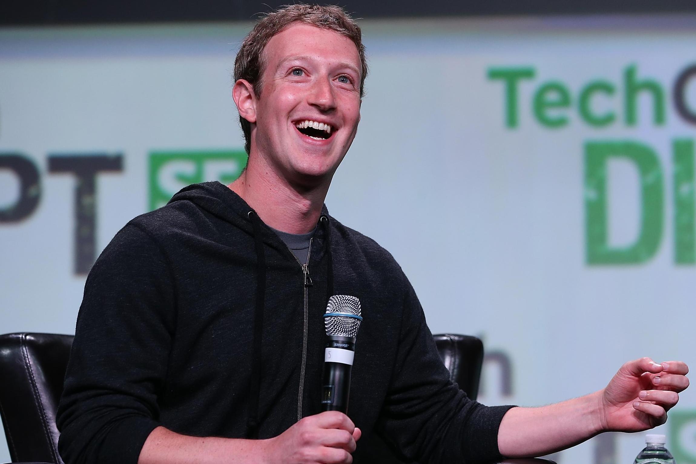 Picture: Facebook founder and CEO Mark Zuckerberg speaks during the 2013 TechCrunch Disrupt conference on September 11, 2013 in San Francisco, California.