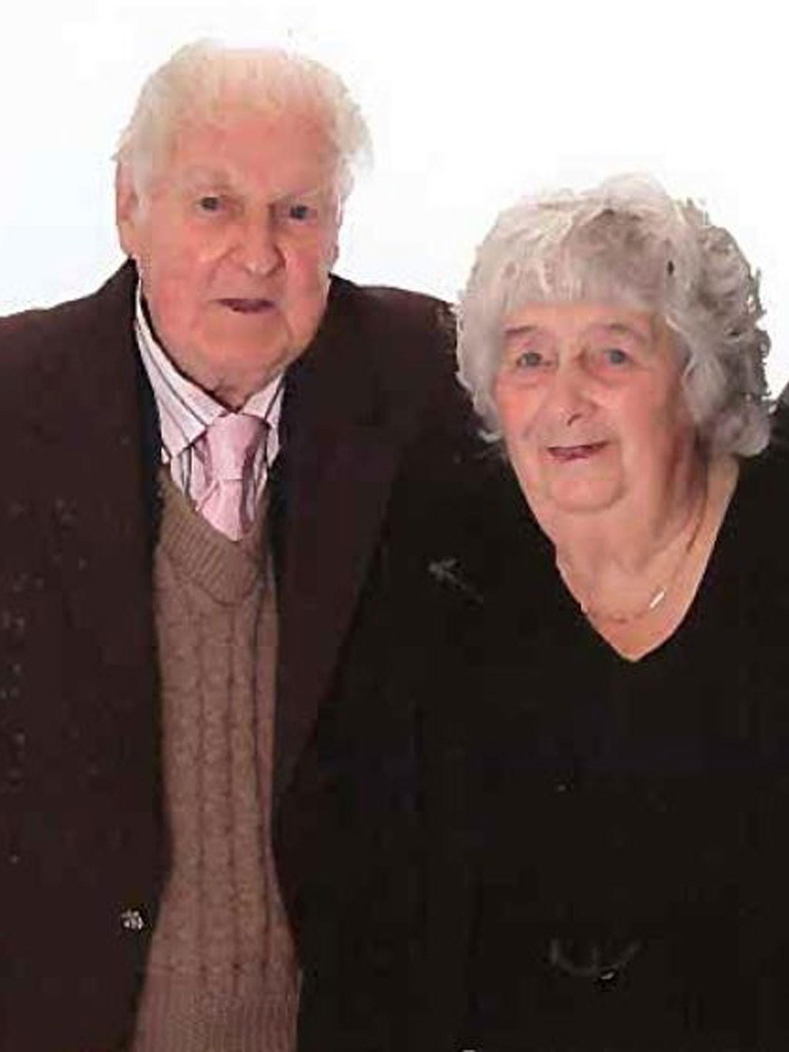 Denver Beddows and Olive Beddows have been married for 65 years
