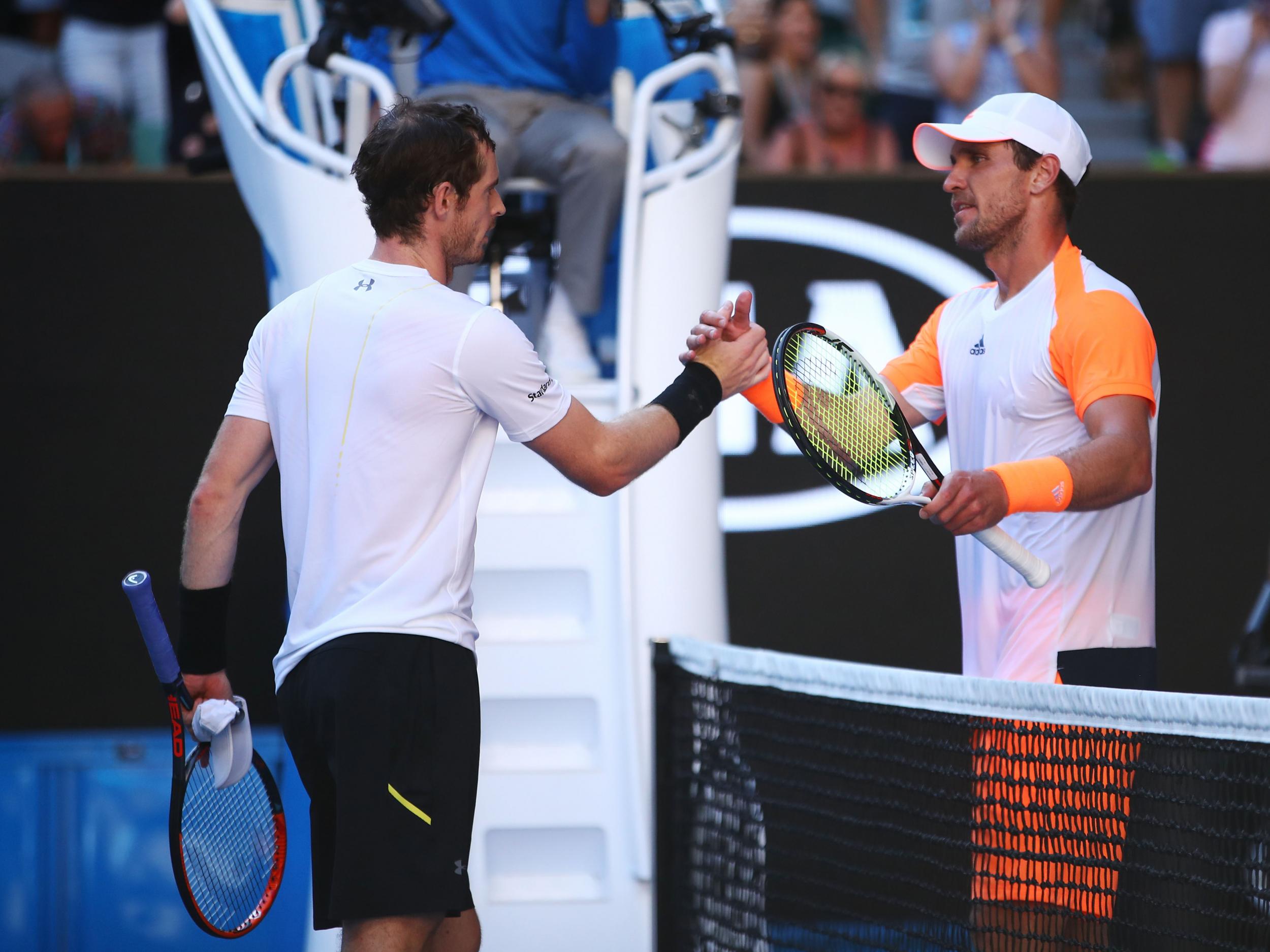 In January Zverev stunned Murray at the Australian Open