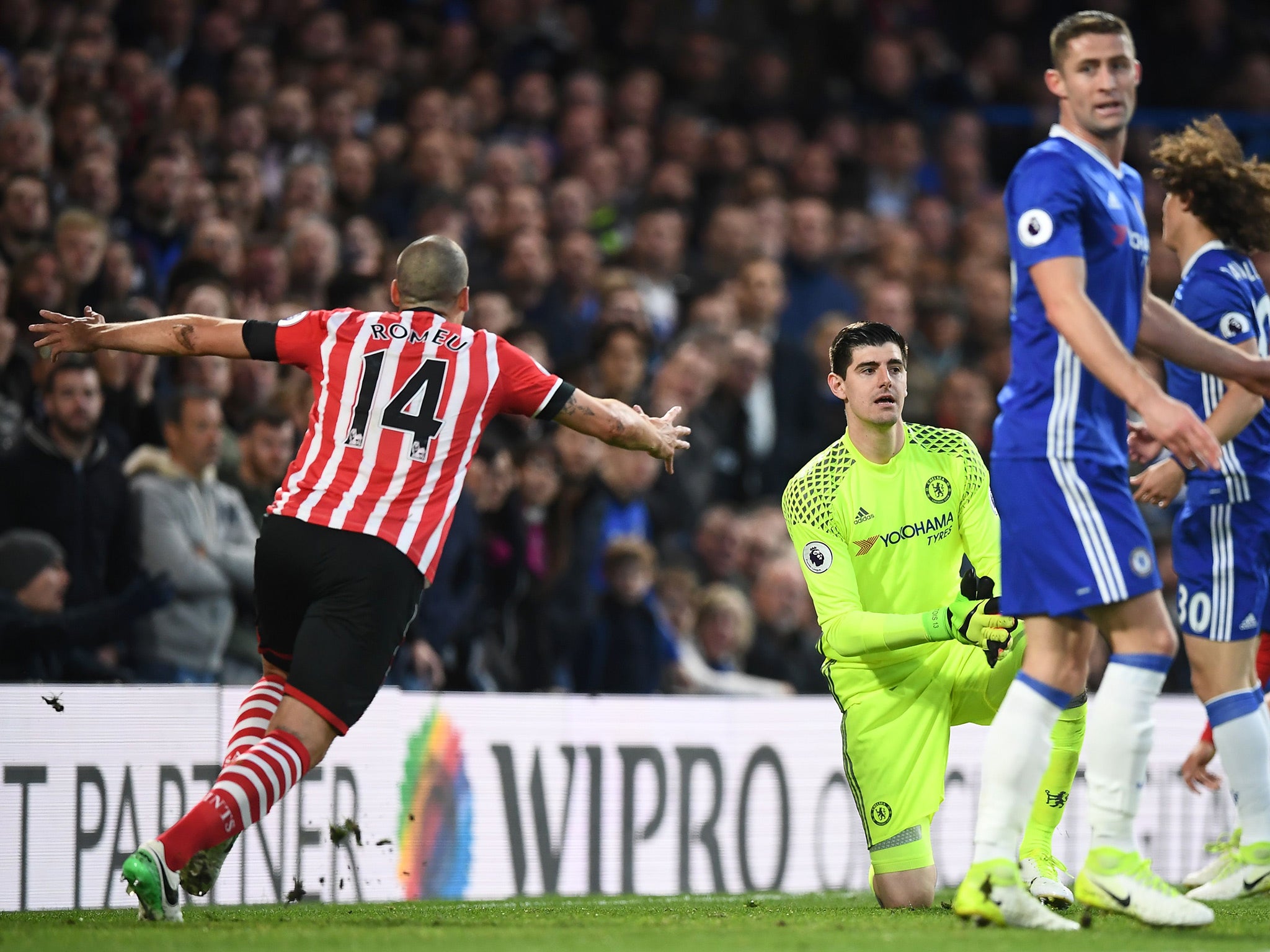 Romeu tapped home from close range to level