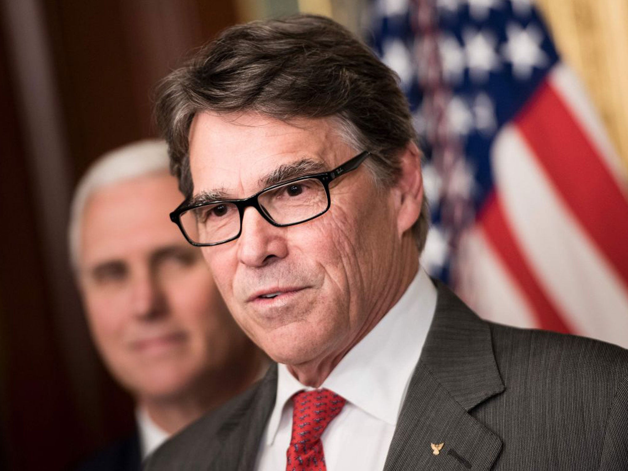 The United States should stay in the Paris climate accord but renegotiate it, Mr Perry said