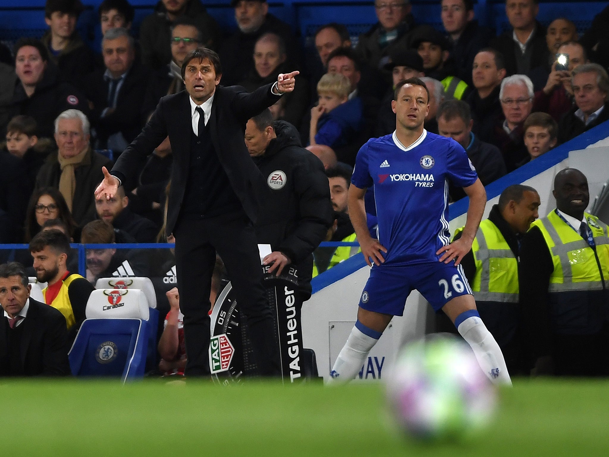 Antonio Conte often wishes he could take his frustrations out on the ball