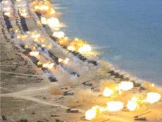 North Korea shows military might in pictures of biggest drill ever