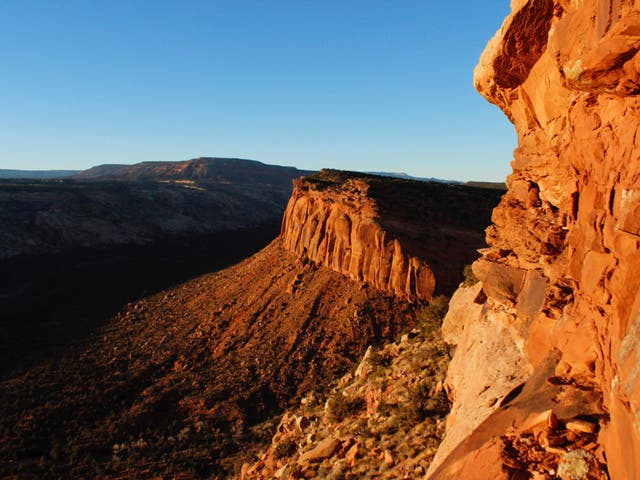 Comb Ridge, among the Bear Ears buttes of Utah, one of several protected areas potentially under threat from the new order