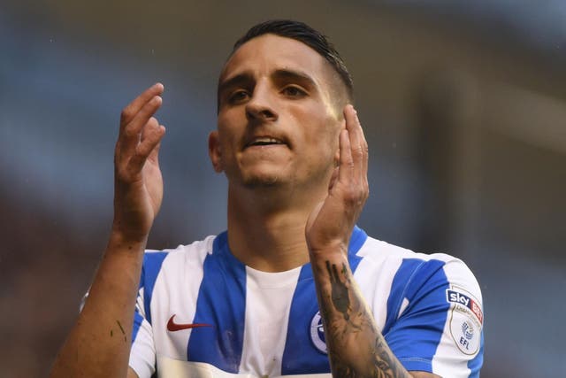 Anthony Knockaert won the award after an outstanding season with Brighton