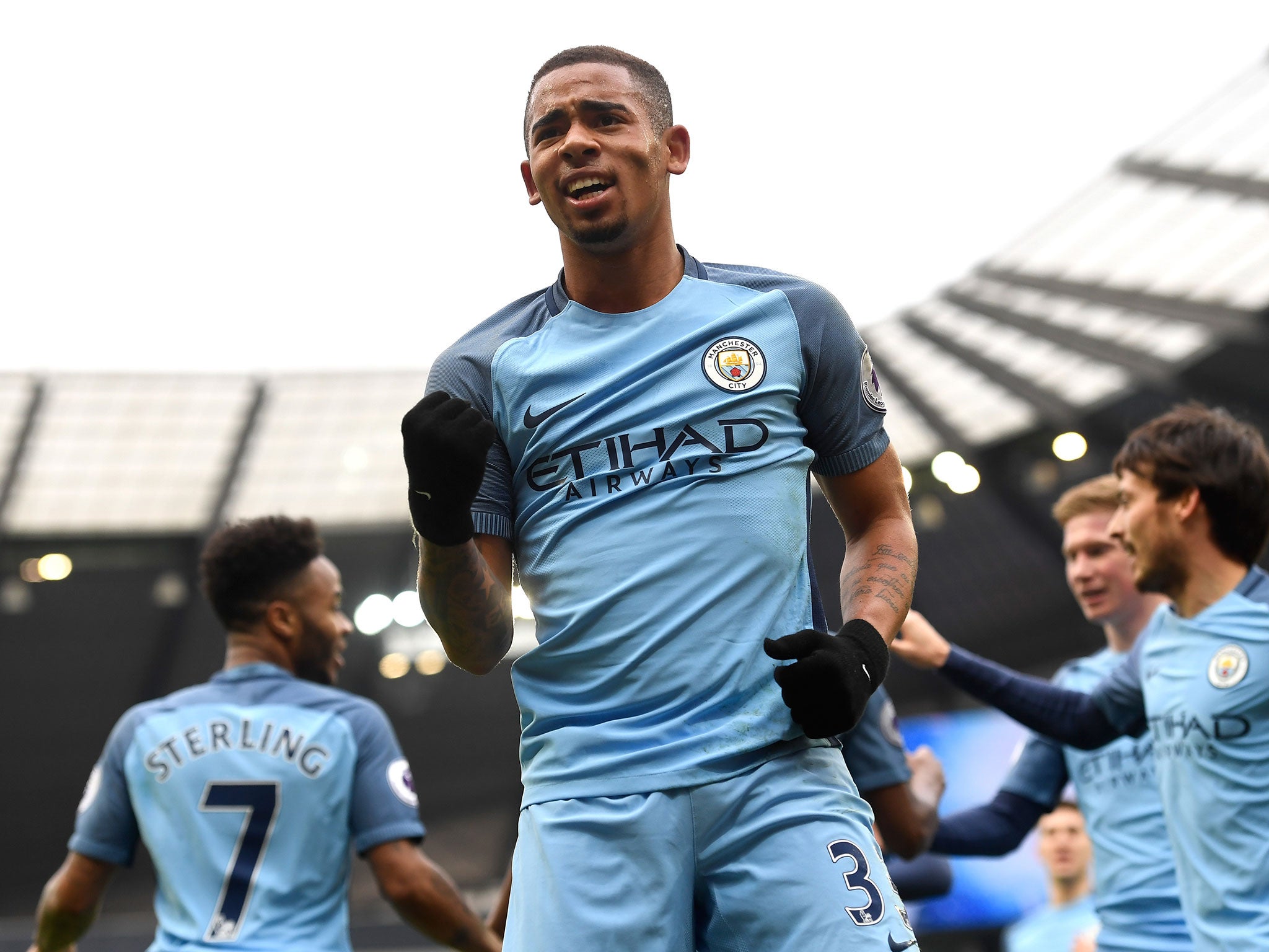 Prior to his injury, Jesus had scored three goals in four starts after joining the club in January