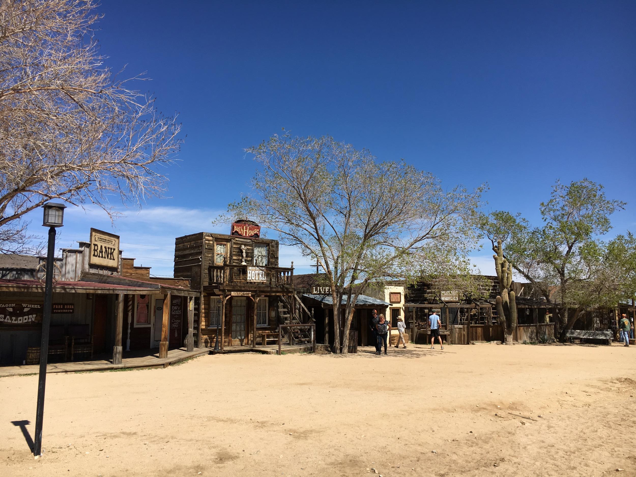 wild west town saloon