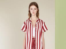 Take your wardrobe to the seaside with deck chair stripes this spring