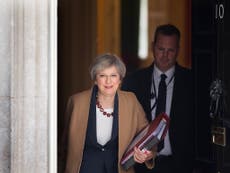 May faces Tory backlash after indicating plan to ditch ‘triple lock’