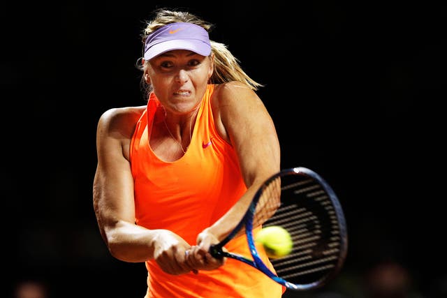 Maria Sharapova defeated Roberta Vinci on her return to tennis after a 15-month drugs ban