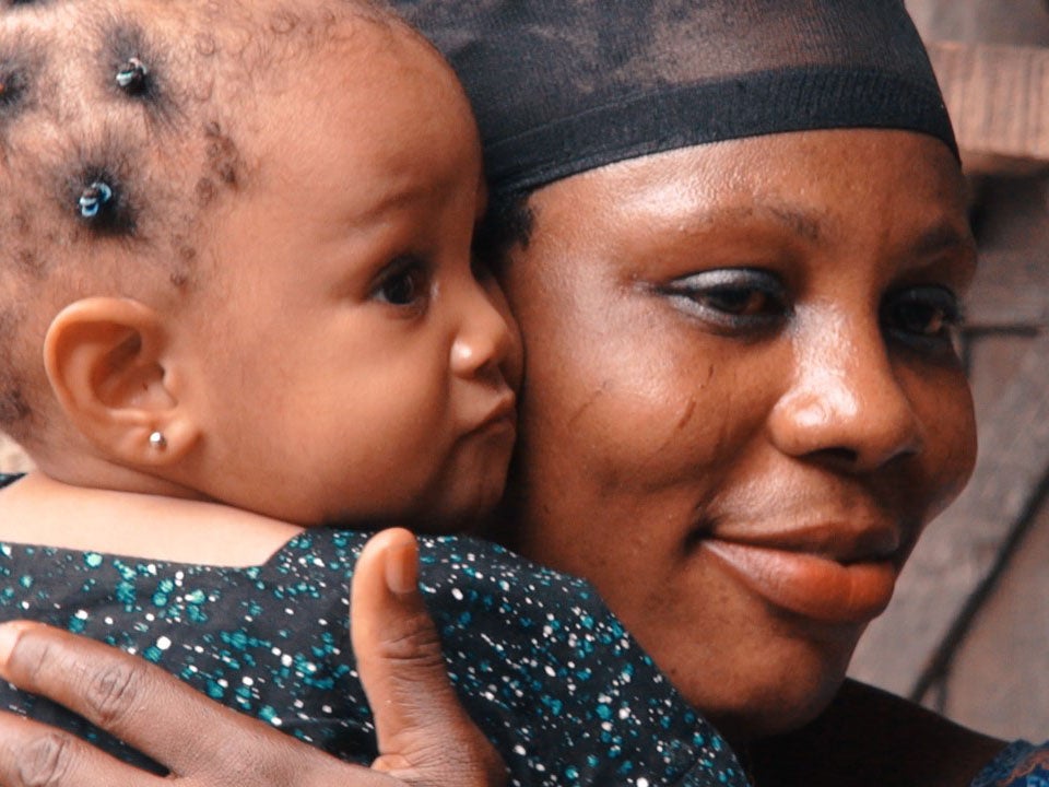 A baby and mother at a hospital in Nigeria (London School of Hygiene &amp; Tropical Medicine)