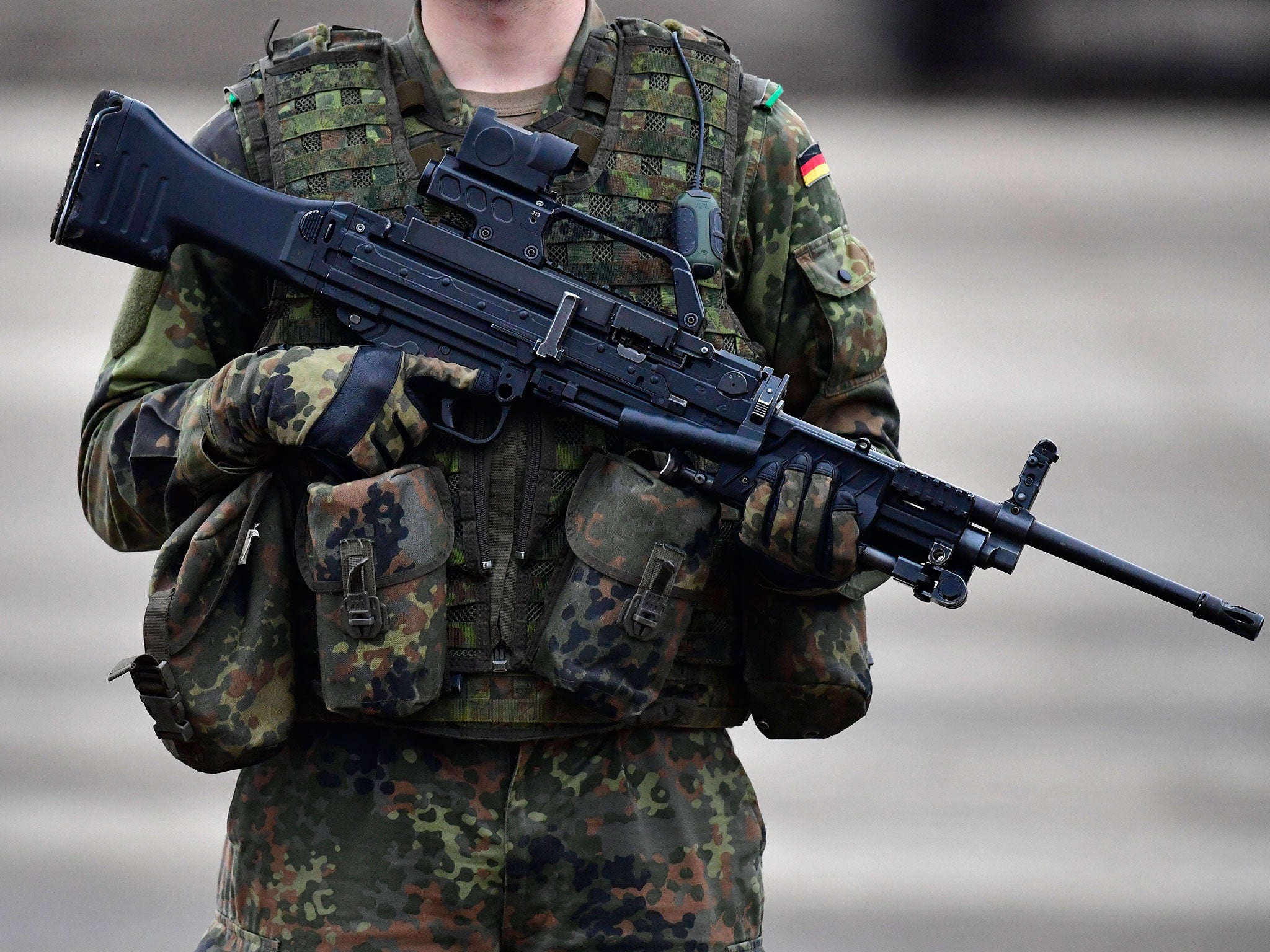 The Bundeswehr lieutenant allegedly stashed a gun at Vienna airport