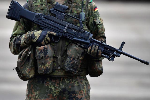 The Bundeswehr lieutenant allegedly stashed a gun at Vienna airport