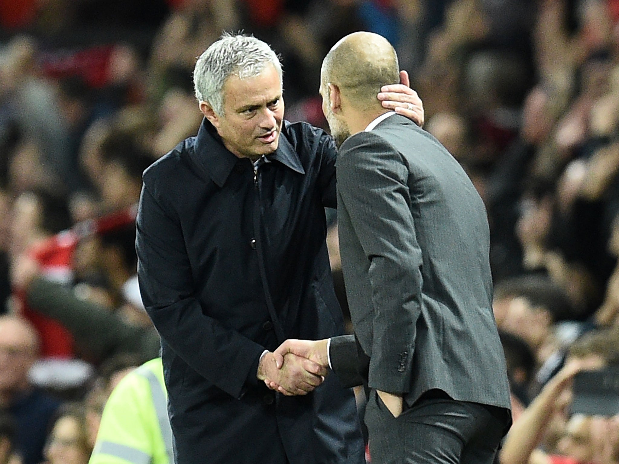 Jose Mourinho could suffer the first league double-defeat of his career against Manchester City