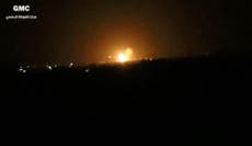 'Israeli strike' hits suspected Hezbollah arms depot near Damascus 