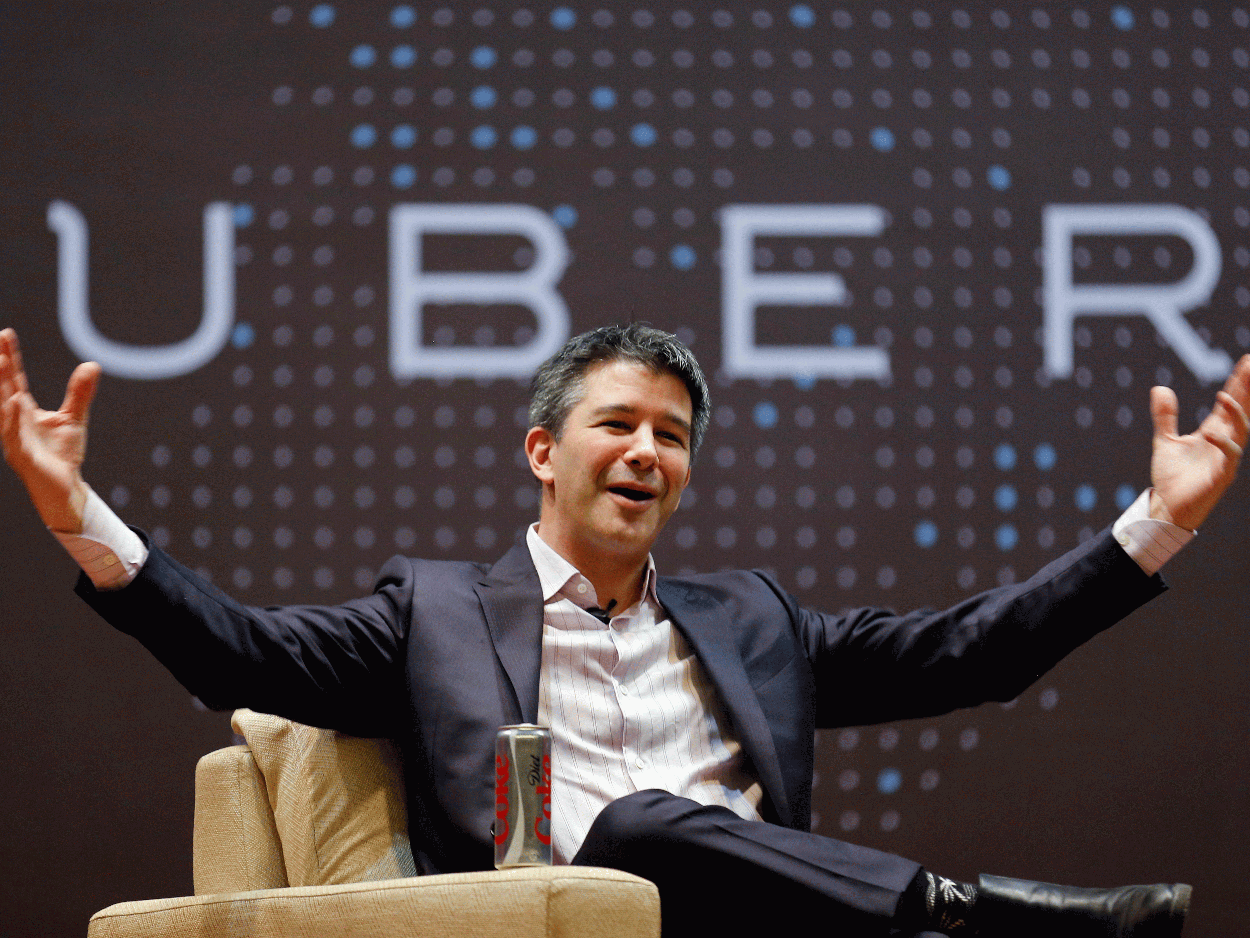 <p>El CEO de Uber, Travis Kalanick, tiene un viaje lleno de baches, pero su mirada sigue puesta en el mundo.</p>