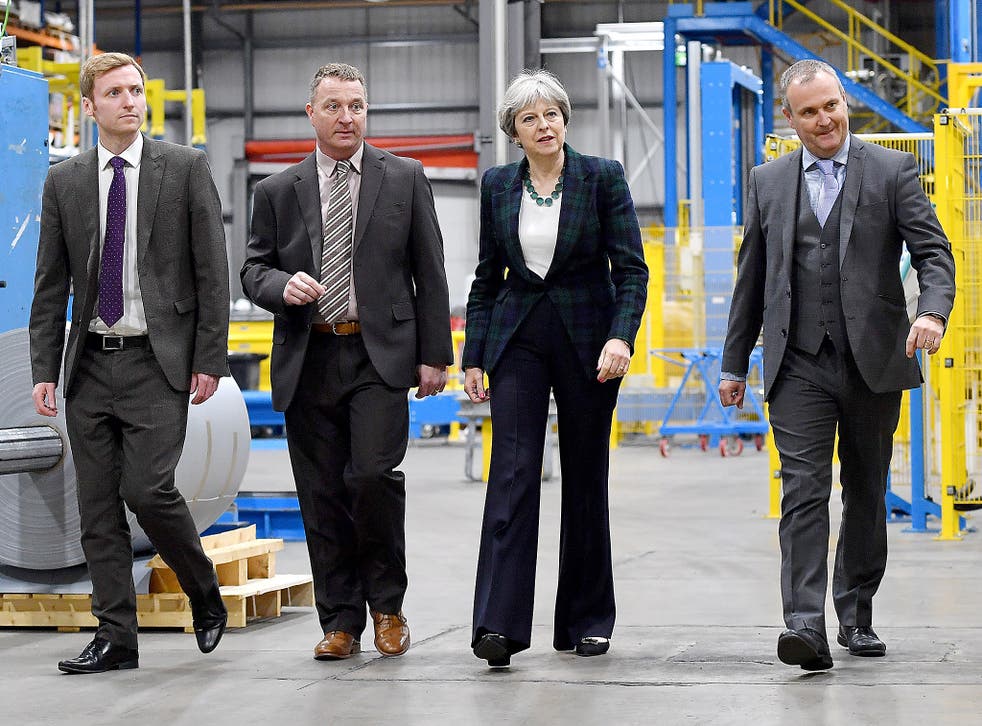 Theresa May has campaigned in workplaces – but has not met workers, it is claimed