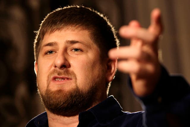 Ramzan Kadyrov, the President of Chechnya