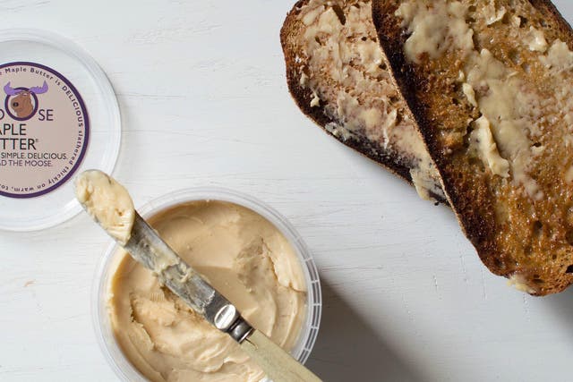 Moose Maple butter is beautifully creamy with a gratifying sweetness