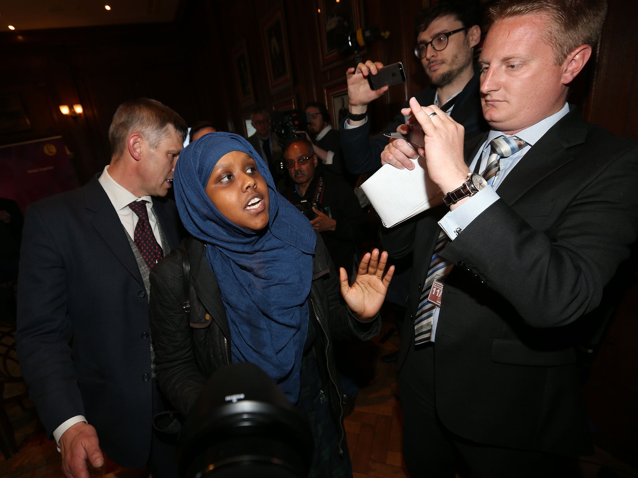 Anti-racism protesters disrupted the start of the Ukip manifesto launch