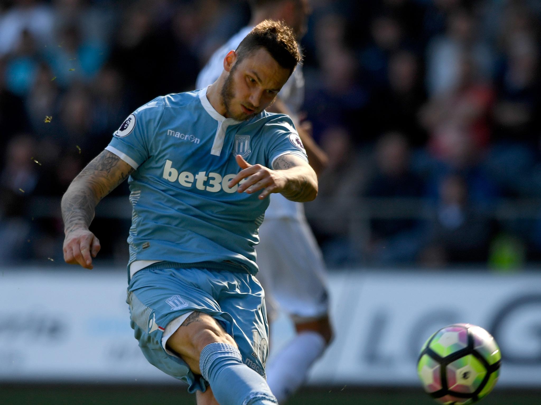 Arnautovic has a strong scoring record at the bet365 Stadium