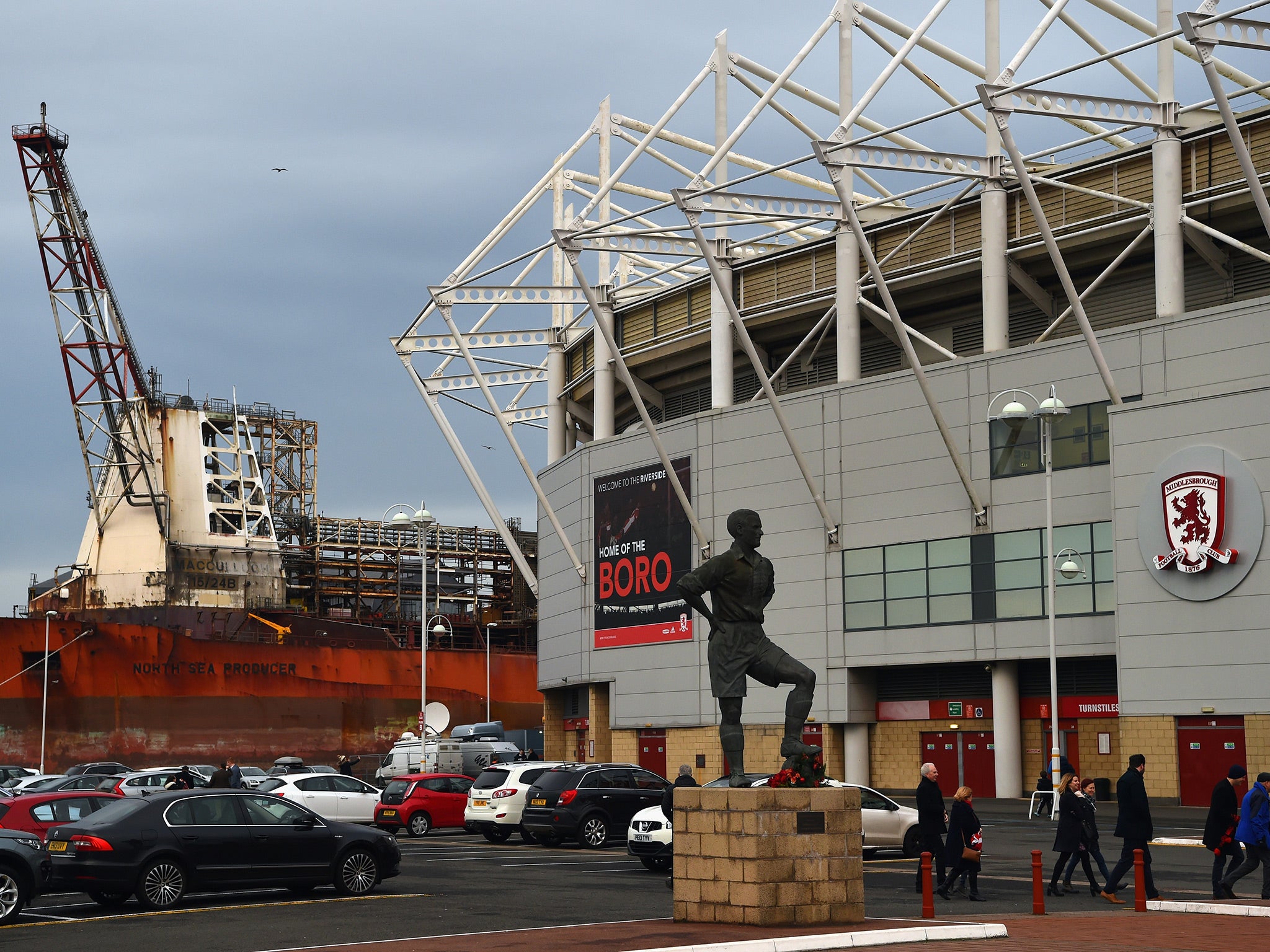 The Riverside Stadium, Middlesbrough's home ground