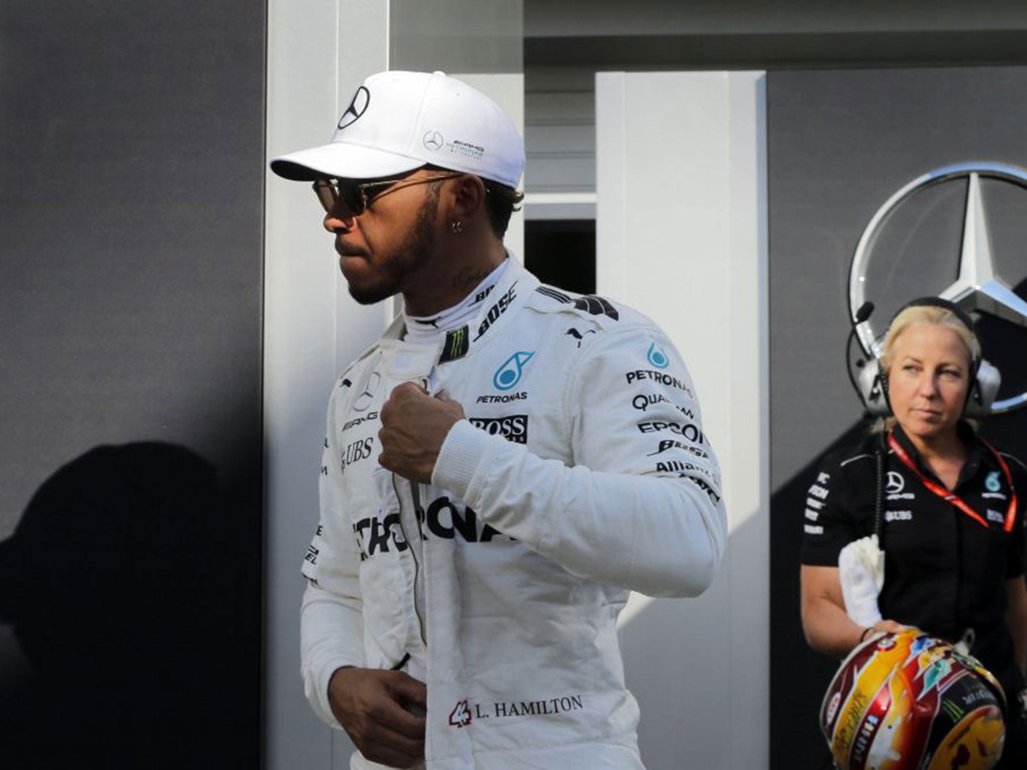 Lewis Hamilton dismissed Sebatian Vettel's claims that Mercedes have more pace than they are showing