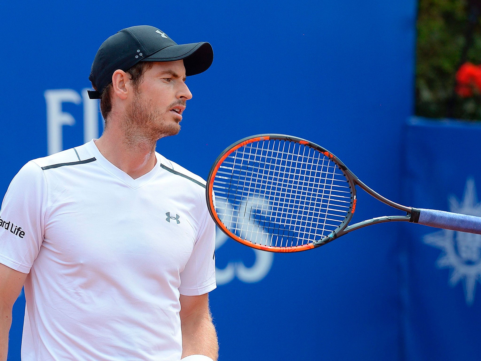 Murray nearly suffered a swift defeat but rallied to win the second set