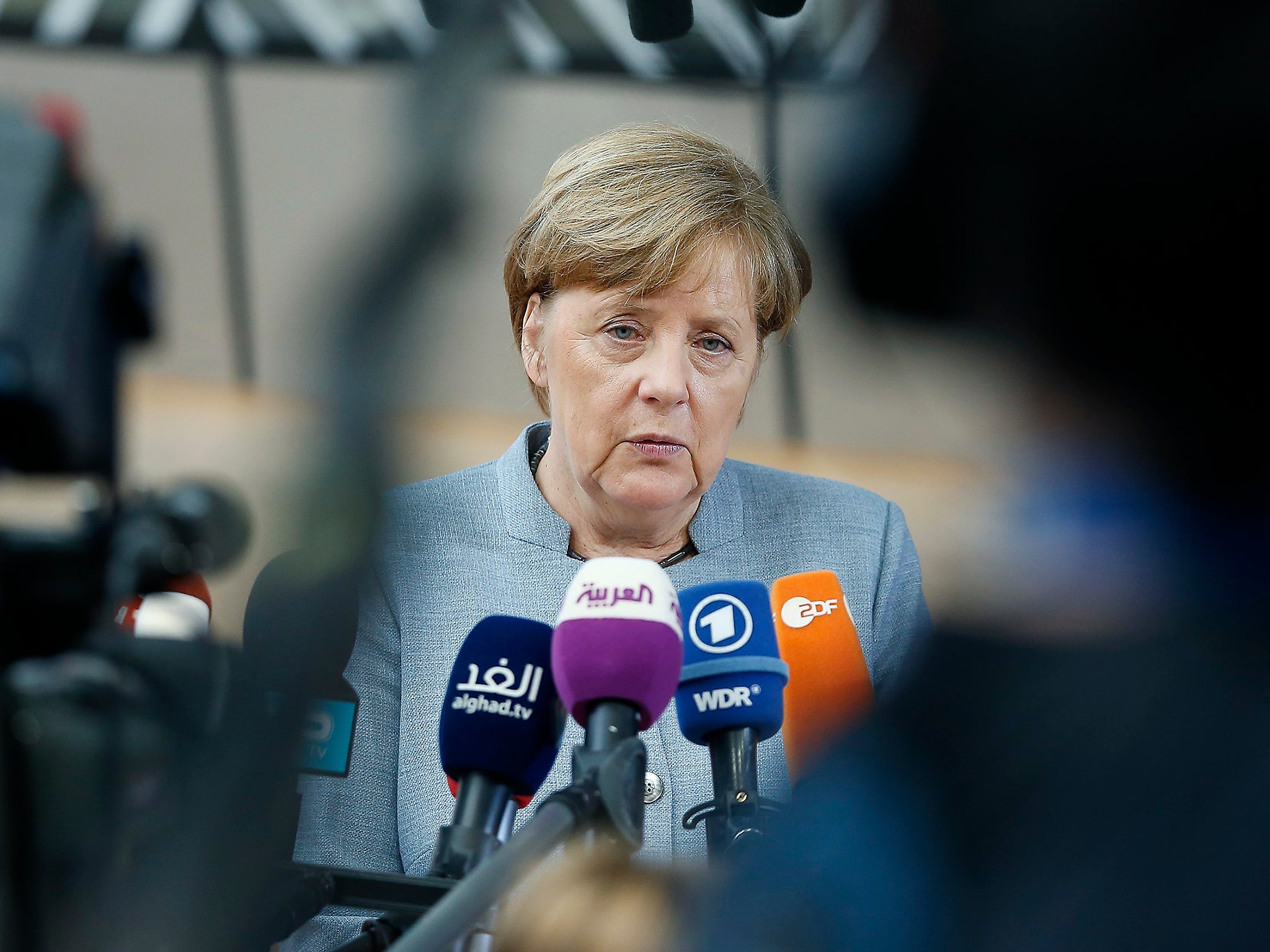 Angela Merkel has accused Britain as having 'illusions' about Brexit