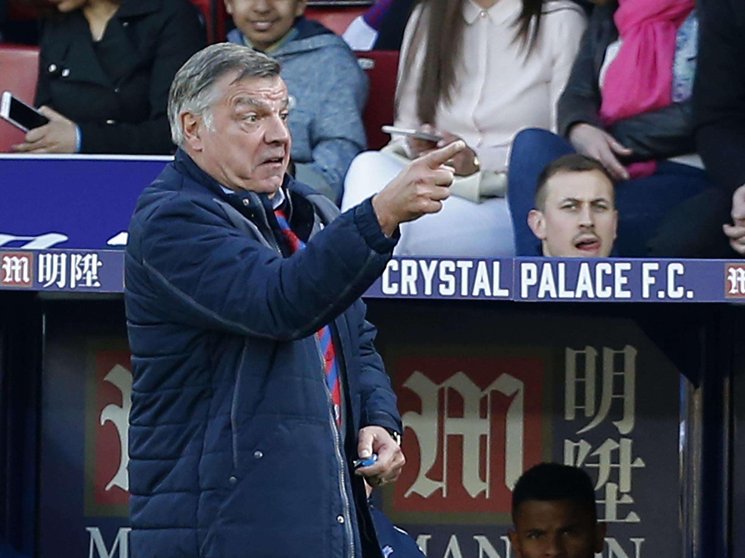 Allardyce felt his side should have been awarded a penalty